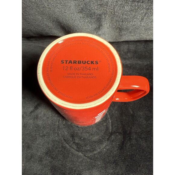 Starbucks 2014 Christmas Red Coffee Mug - Picture 3 of 5